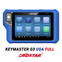 OBDSTAR KeyMaster G3 USA FULL – IMMO, Airbag Reset, ECU Clone, Odometer Calibration +2 Years Subscription