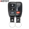 KEYDIY Car Remote Key With Strap Hyundai Kia Style 4 Buttons With Panic B09-3+1