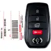 2024 Toyota Grand Highlander Smart Remote Key HYQ14FBX 8990H-0E340