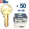 ILCO M1 1092 4-Pin Brass Metal Key Blank for Master Padlocks Pack of 50