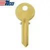 ILCO Y1 Metal Head Key Blank for Yale Locks Brass Finish