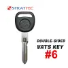 Chevrolet Corvette Double Sided VATS Key Strattec 598516 #6