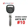 Chevrolet Corvette Double Sided VATS Key Strattec 598520 #10