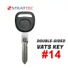 Chevrolet Corvette Double Sided VATS Key Strattec 598524 #14