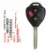 2009-2011 Toyota RAV4 Remote Head Key 89070-0R030 HYQ12BDC 4D67 Chip-0 thumb