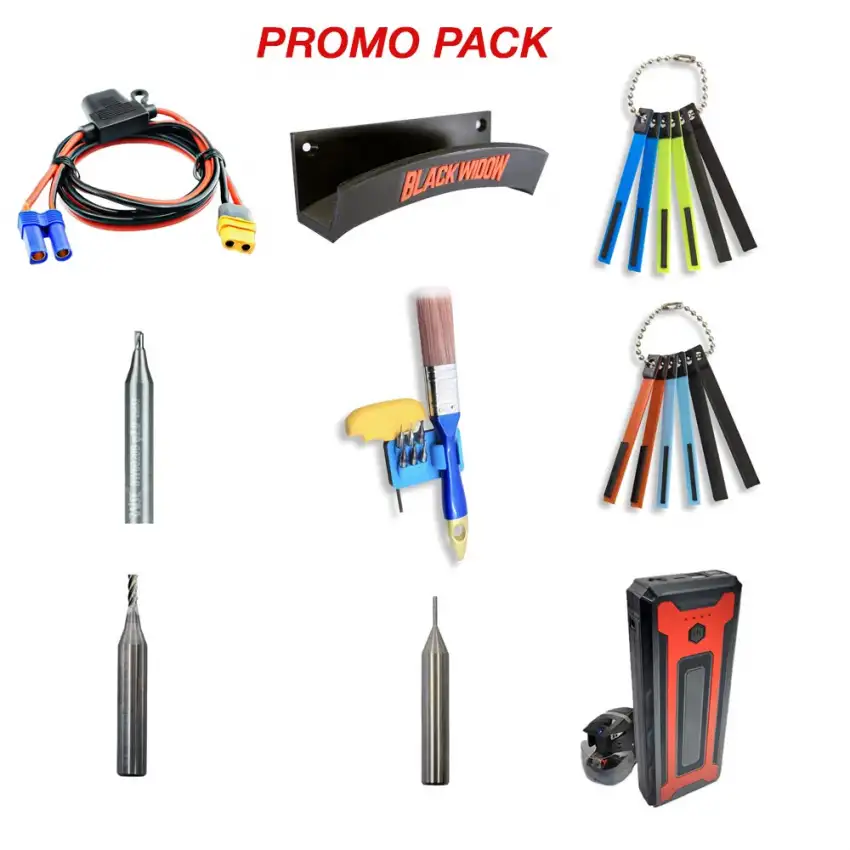 Bundle of Black Widow Key Machine Accessories Promo Pack