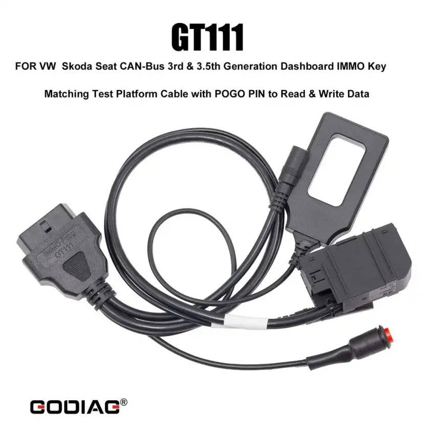 GODIAG VAG Test Platforms GT112 K-Line with GT111 CAN-Bus and GT110 CAN-Bus UDS With Pogo Pin For VAG 2nd/3rd/3.5th/4th Generation Dashboard IMMO