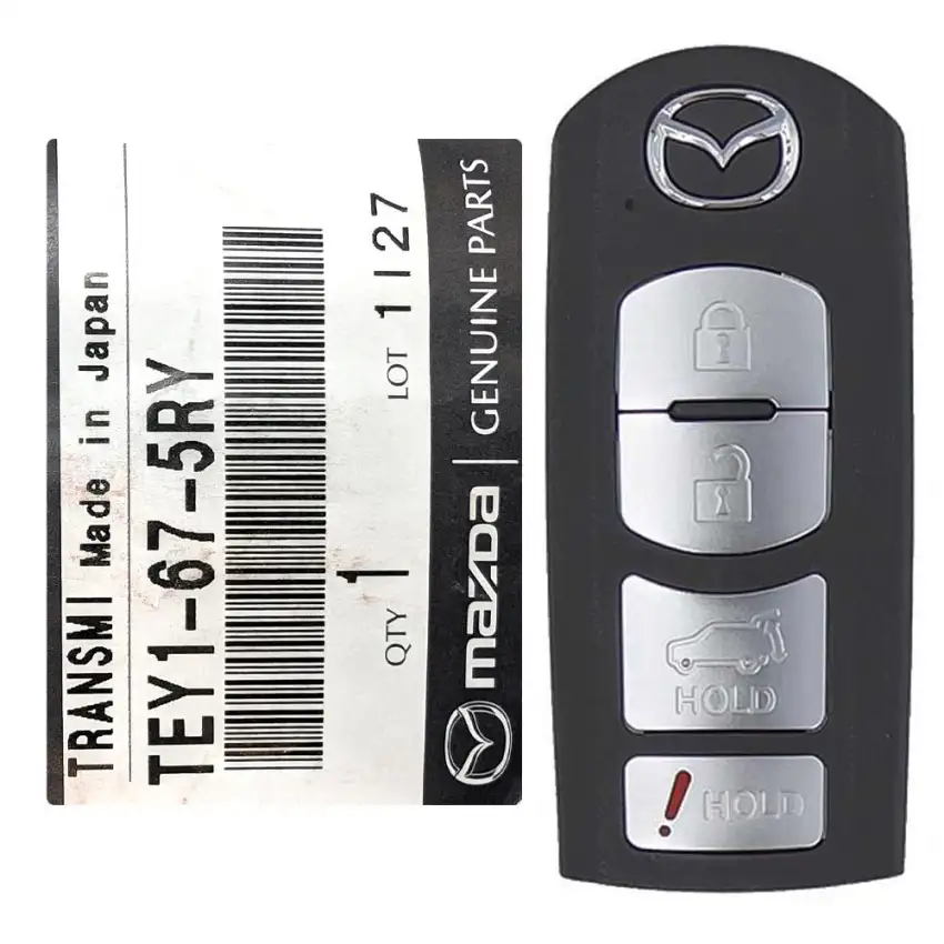 2010-2015 Mazda CX-9, CX-7 Smart Remote Key TEY1-67-5RYA WAZX1T763SKE11A04