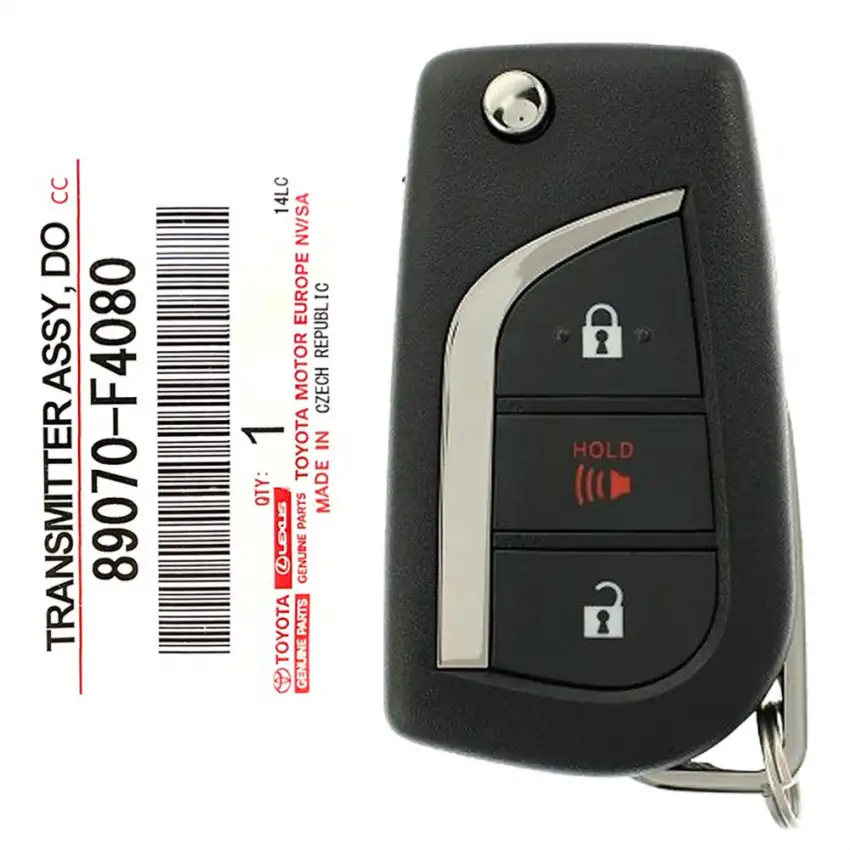 2018-2020 Toyota C-HR Flip Remote Key 89070-F4080 MOZB97TZ