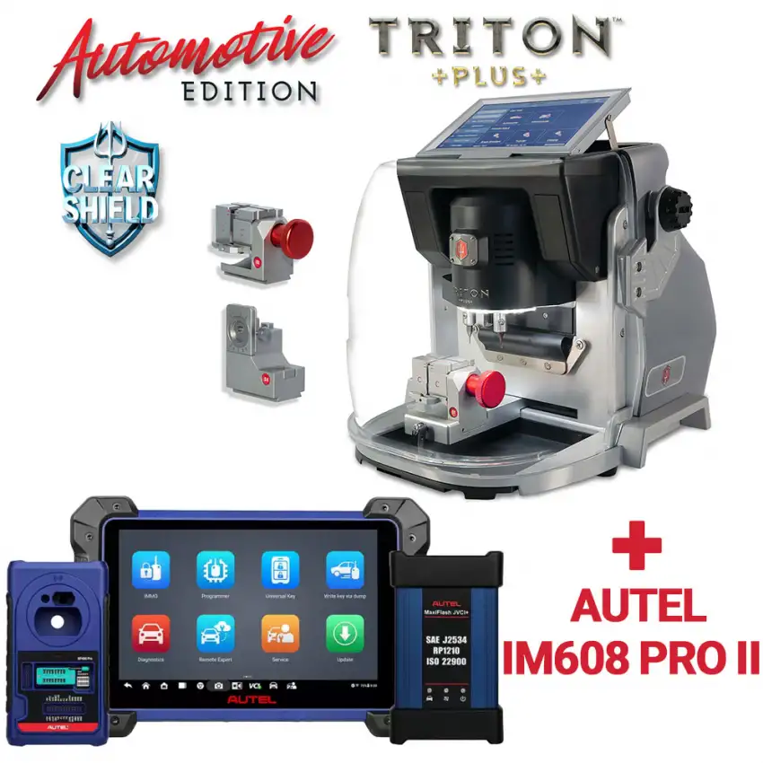 Bundle of Triton Plus Automotive Edition and MaxiIM IM608 PRO II Key Programming