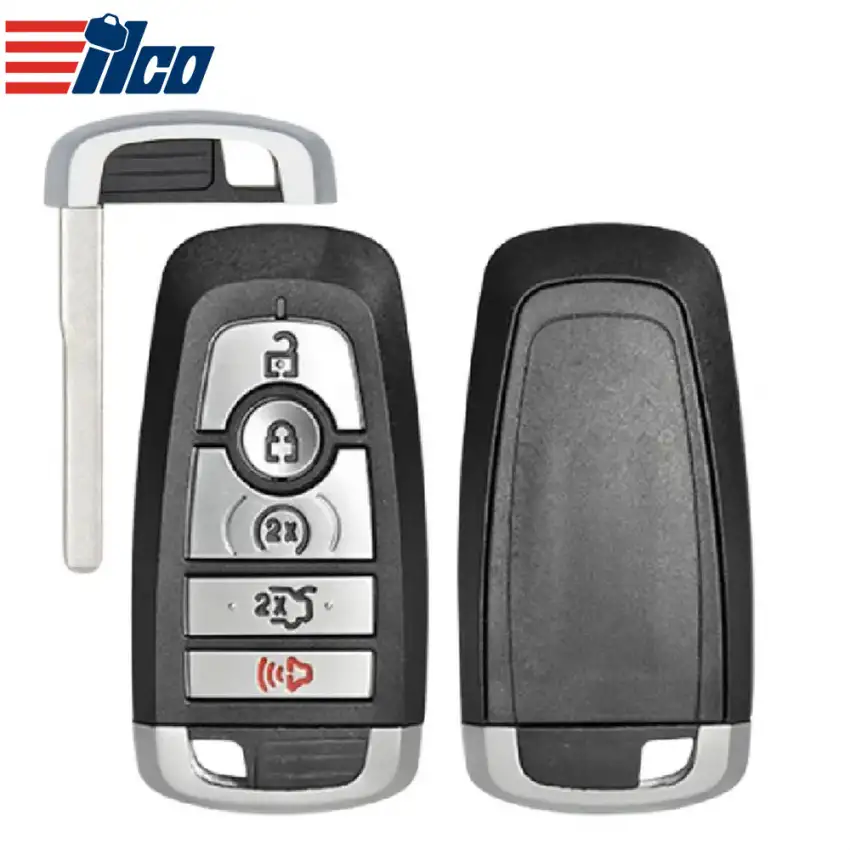 ILCO Smart Remote Key Shell for 2017-2021 Ford 5 Button SHELL-FORD-PRX5B3