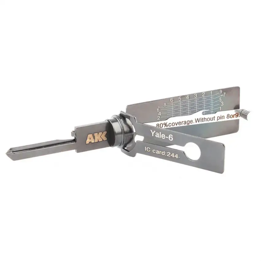 AKK Yale-6 (6-Pin) 2-IN-1 Pick for Yale Door Locks