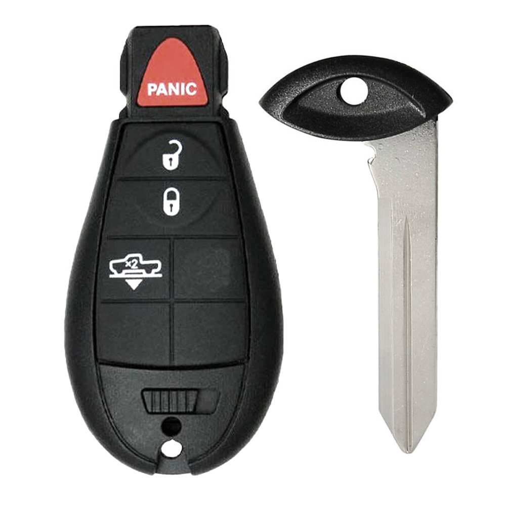 Dodge RAM Fobik Remote Key 68159654AG GQ4-53T 4 Button