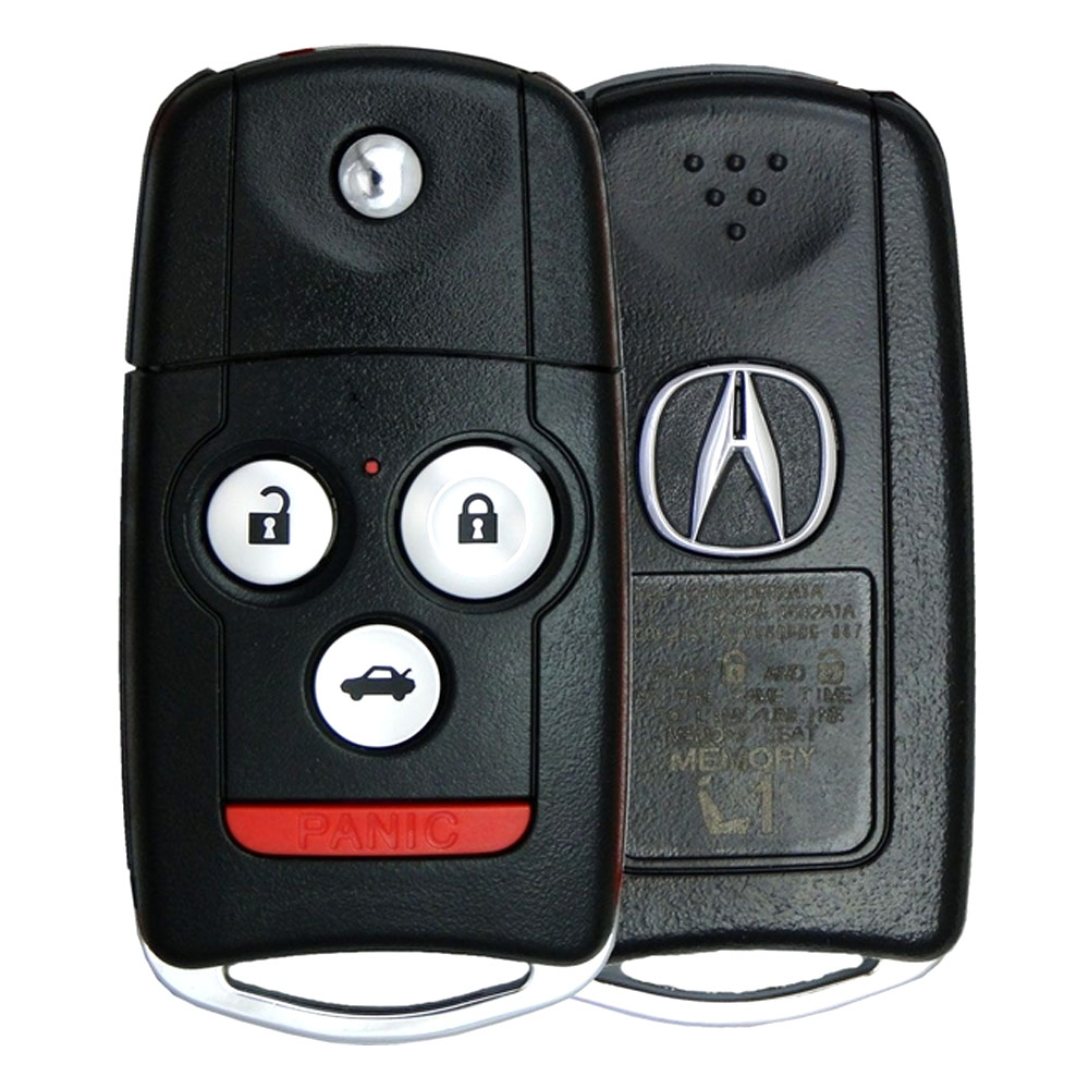 Acura TL TSX 35113-TK4-A00 MLBHLIK-1 Flip Remote Key Driver 1