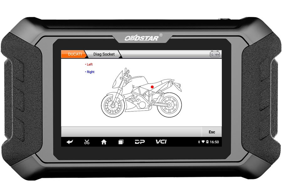 OBDStar IScan Ducati Motorcycle Key Programmer and Diagnostic Tool